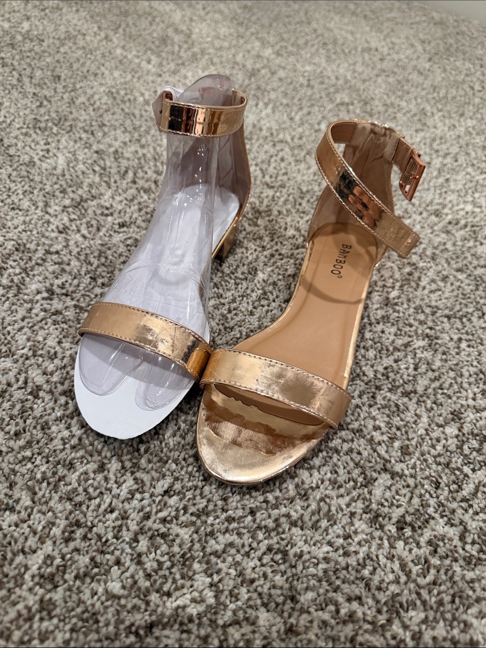New drill in box women’s bamboo shoe